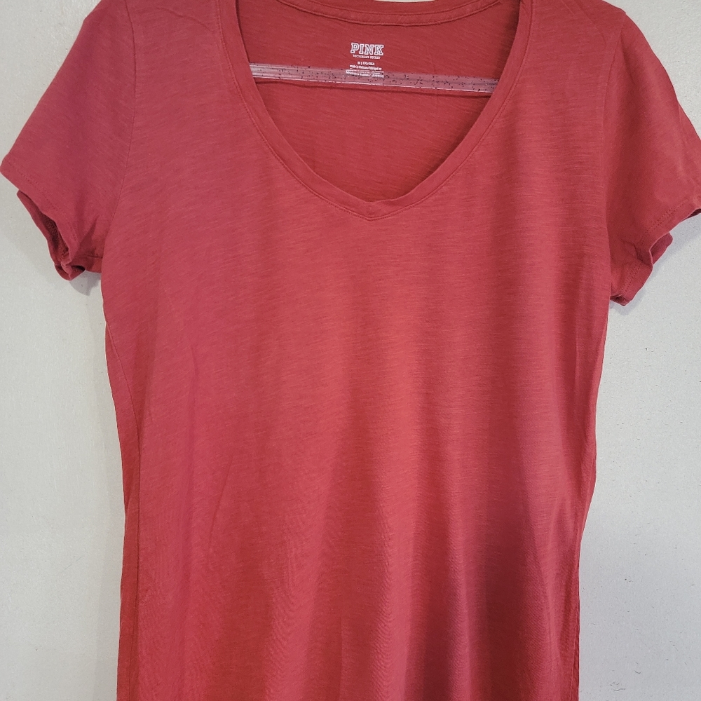 Pink Victoria's Secret V Neck Shirt